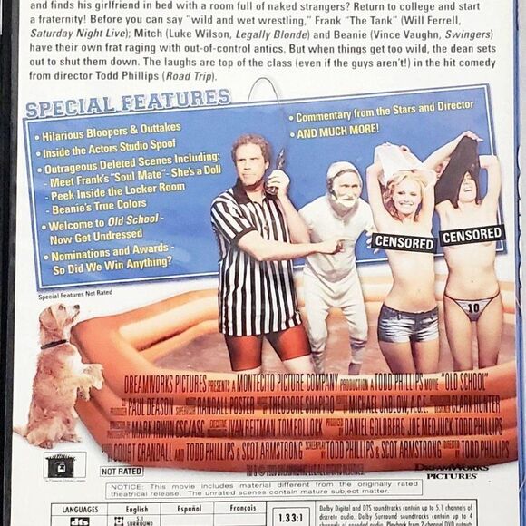 Old School (2003 Film) Comedy [DVD] Will Ferrell - Picture 4 of 6